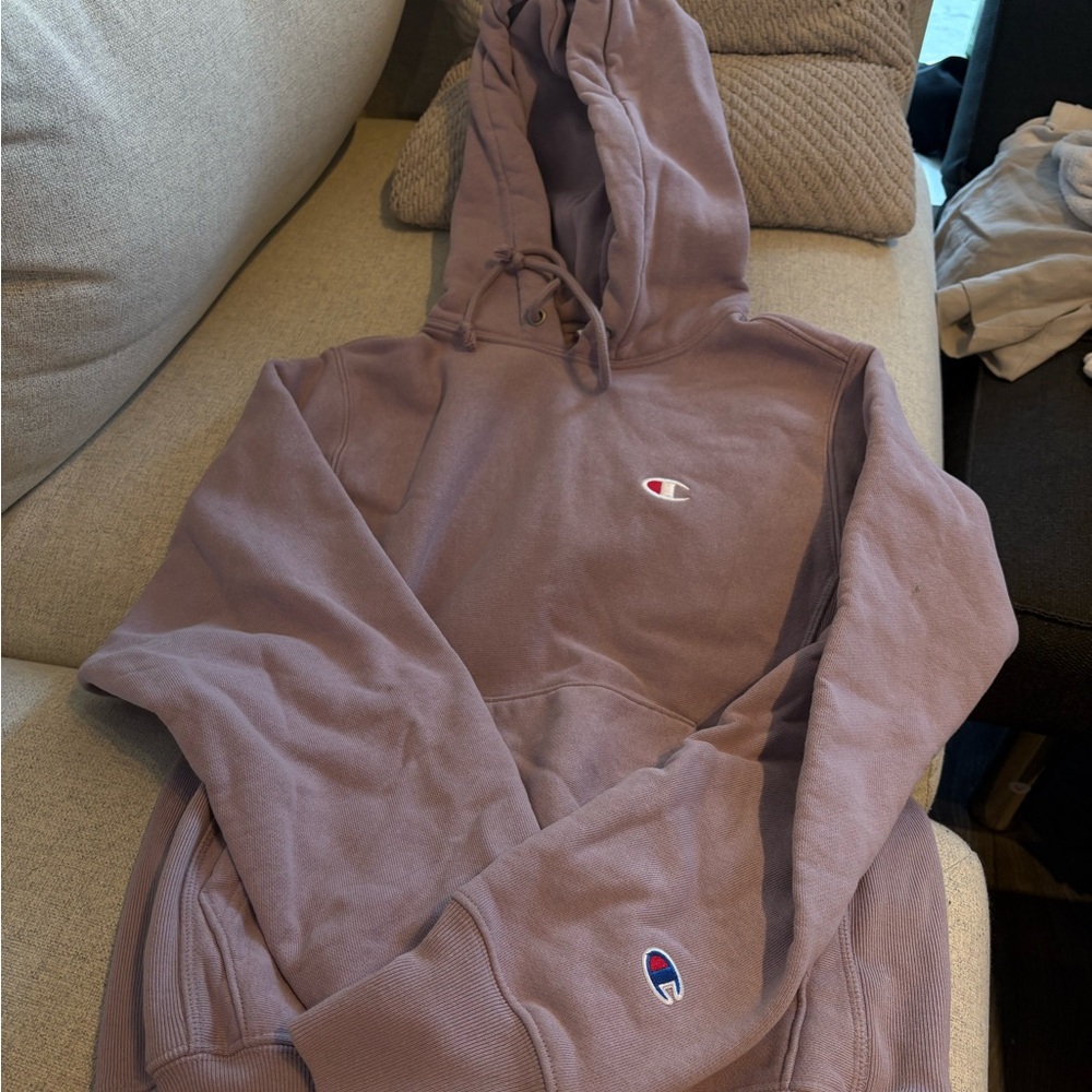 Vintage Champion Purple Hoodie